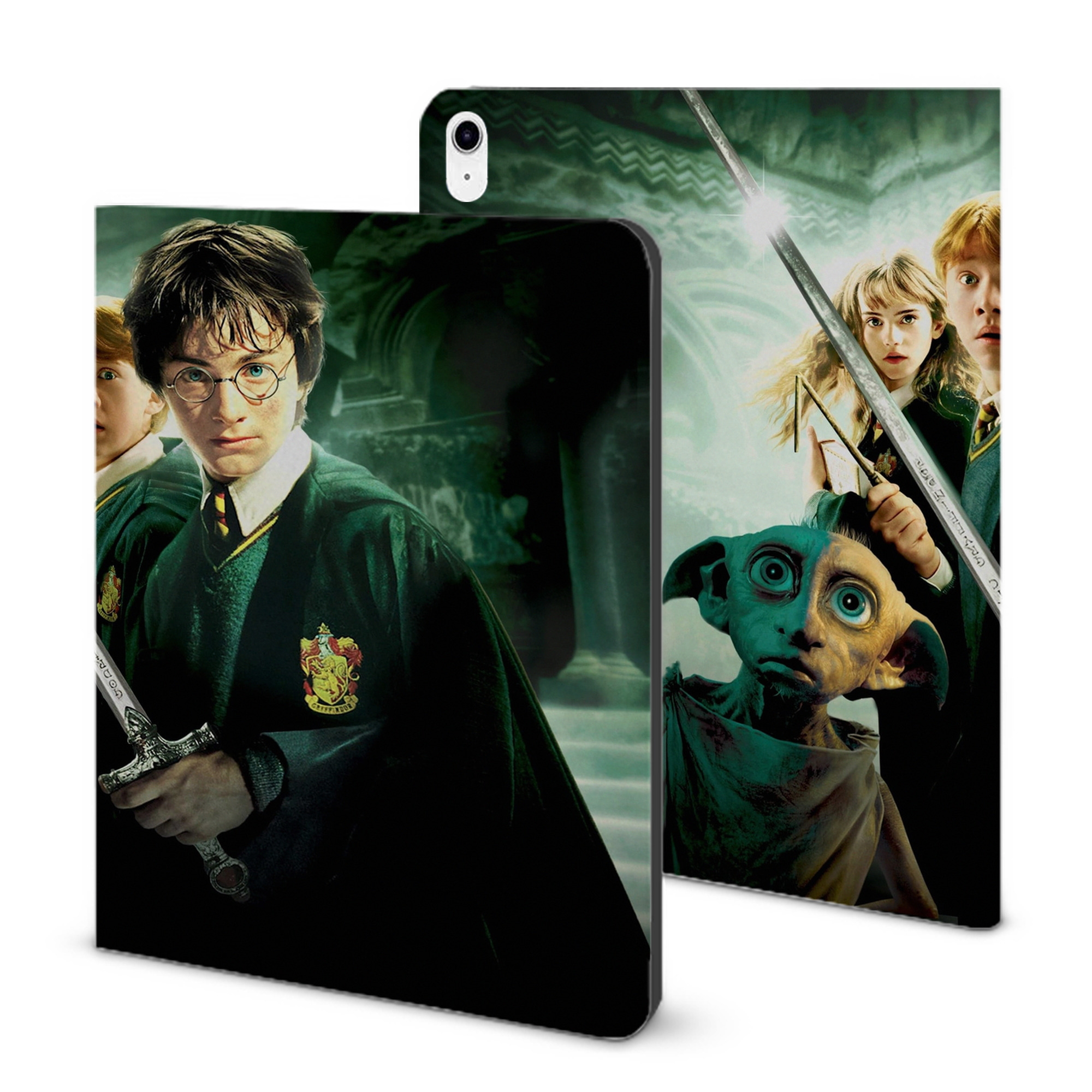 （画像用） Harry Potter ハリー・ポッターシリーズ IPad ケース ブック型 PUレザー TPU 耐衝撃 軽量 薄型 ペン収納なし 全面保護 IPad 各モデル対応